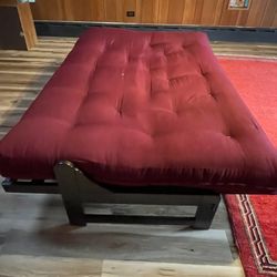 Full Size Futon Frame With Mattress  Included 