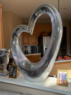 Mirrored heart  really good condition
