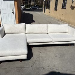 All Modern 2-pc Beige Sectional Couch