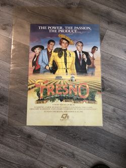 Collectible, Fresno. The Mini Series Poster From 1986!!