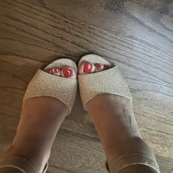 Like New Gold Heels