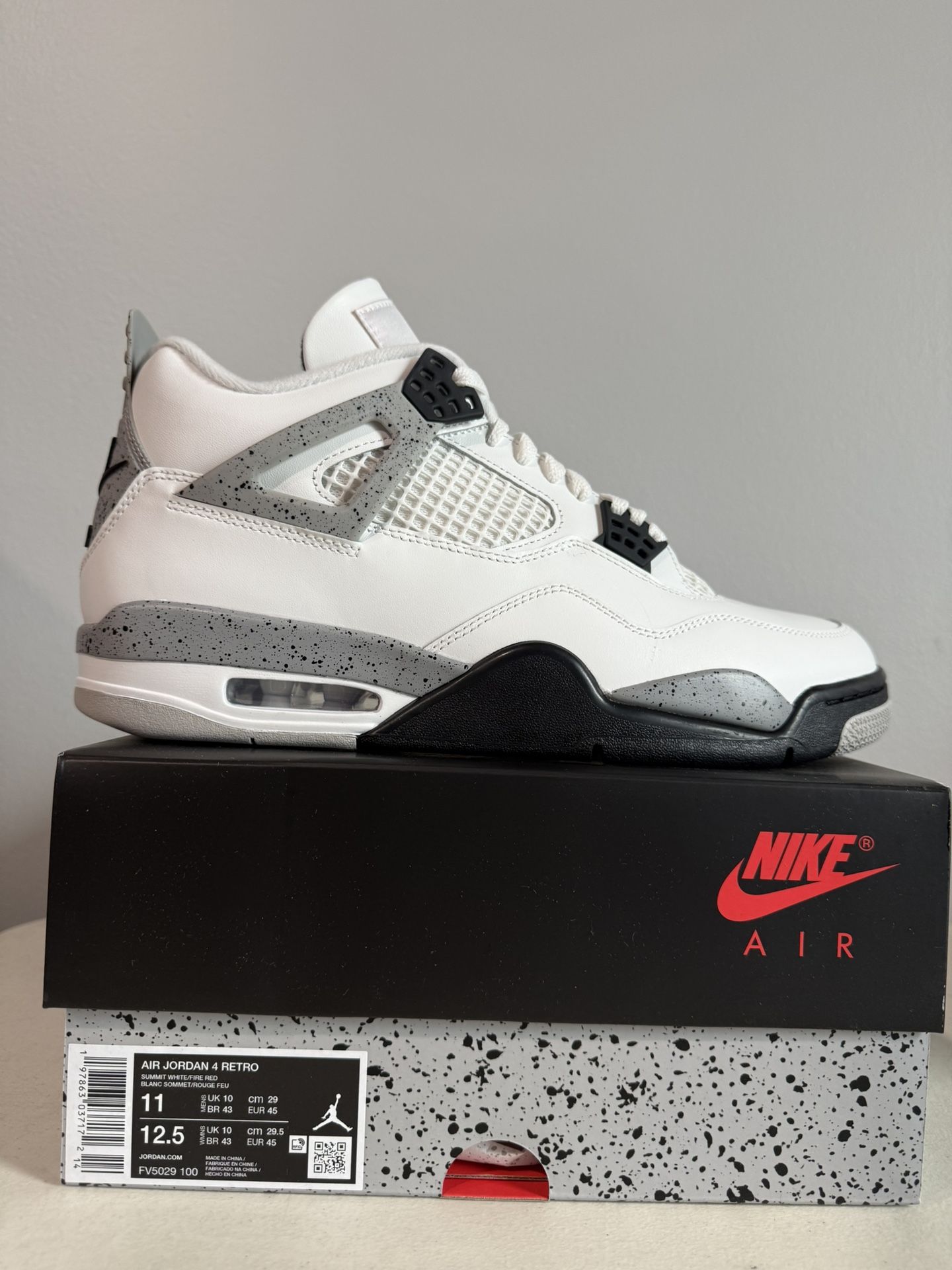 Jordan 4 White Cement - 11 & 11.5 M