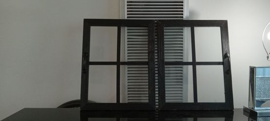$15 for two window frame hangings 20"h x 16"w