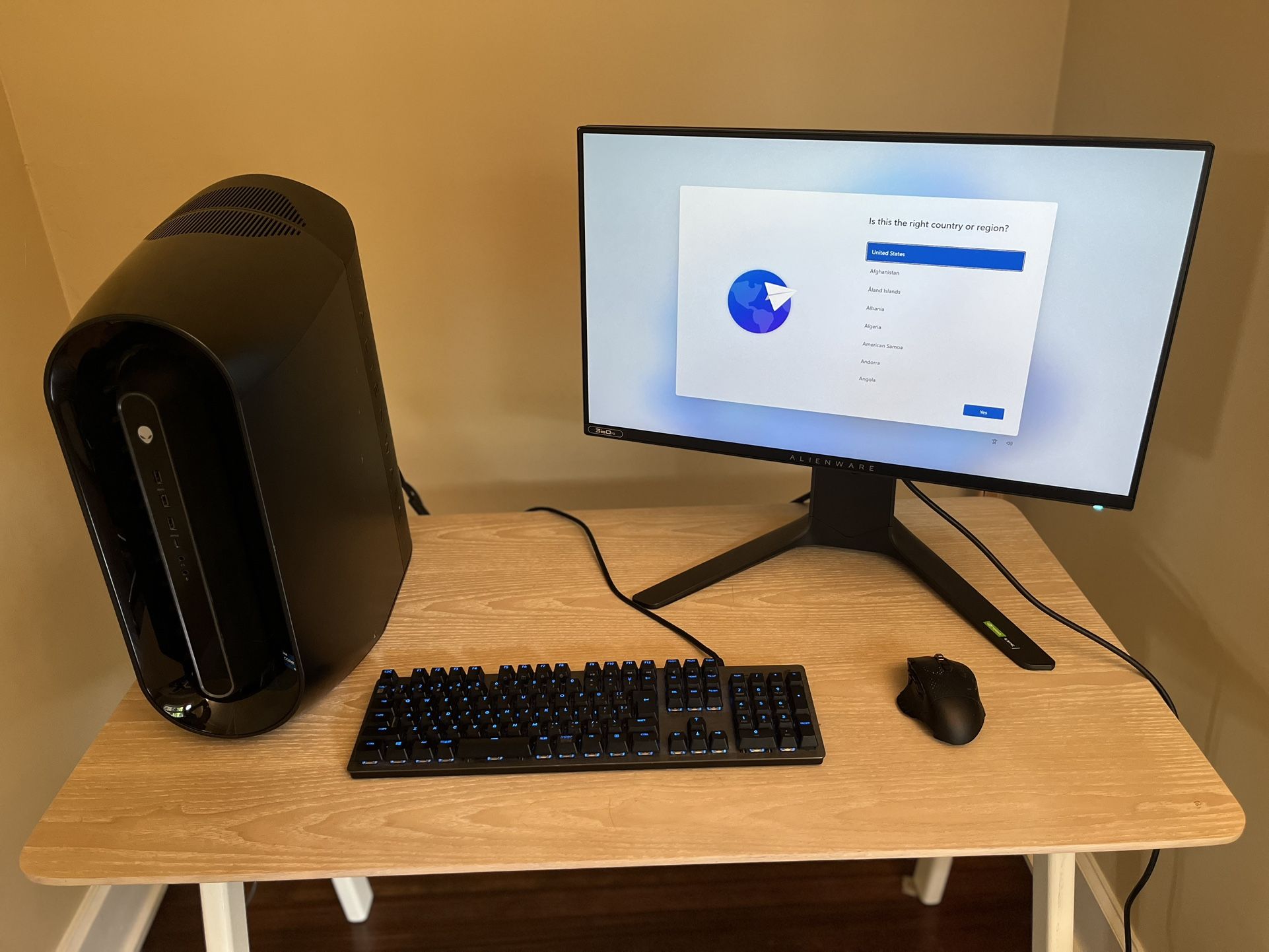 Alienware Aurora R12 & Alienware 25 Monitor