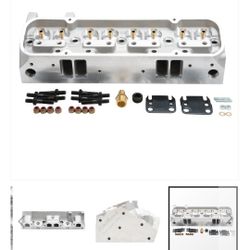 Edelbrock Performer Rpm Cnc 72cc Pontiac Heads...