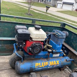 Blue Max Double Tank Air Compressor. 