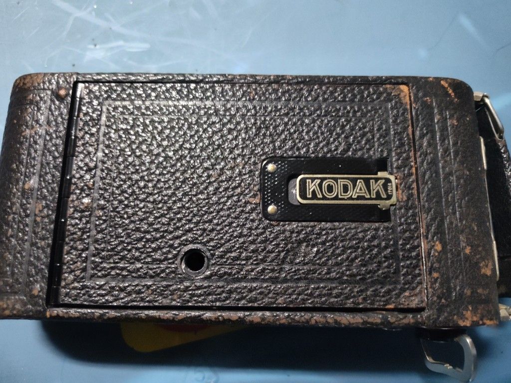 Vintage Kodak Camera With Old Film