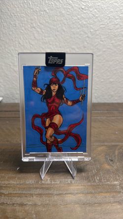 Topps Marvel Mint Elektra Trading Card in Case