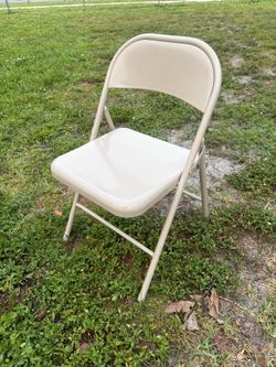 Four metal Chairs