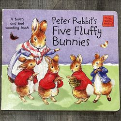 Five Fluffy Bunnies Tactile Counting Board Book