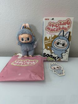 POP MART LABUBU Sea Salt Coconut Vinyl Plush Pendant The Monsters Authentic