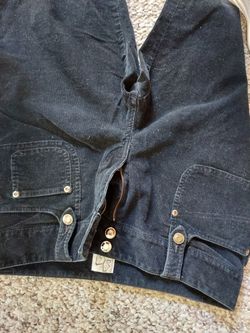 Womens Black Cordoroy  Jeans