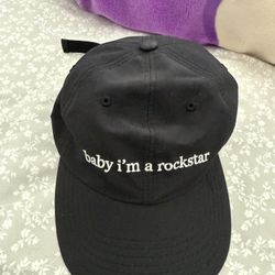 BLACKPINK Lisa’s “baby i’m a rockstar” cap
