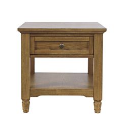 Brentwood Cascade Oak End Table