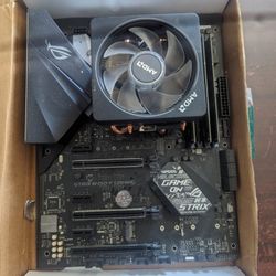 Motherboard With CPU And RAM