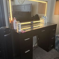 Vanity Desk & Mirror