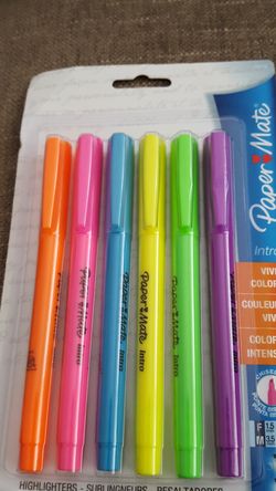 New highlighter sets. New