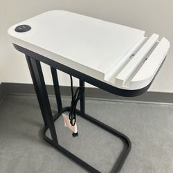 Side Table/ C Table with USB Charging And Device Stand Function 