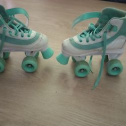 Mint Green Roller Skates