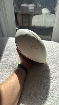 Duel Signed Ball (Randy Moss And Patrick Willis)