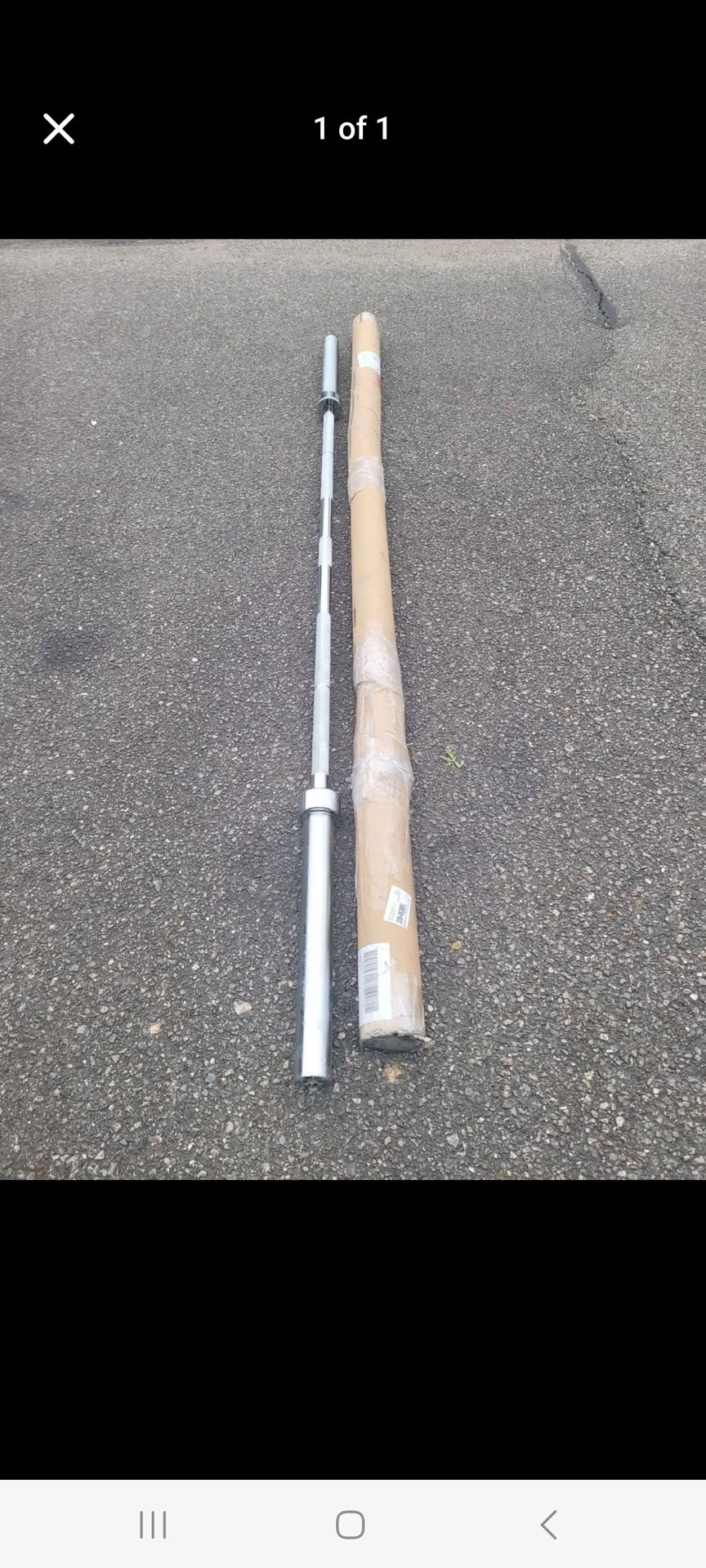 NEW IN BOX Olympic Barbell-7ft-45lbs
Cash Only