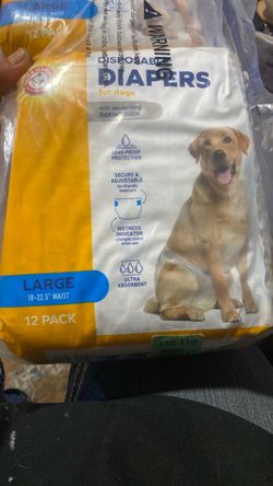 Disposable diapers for dogs