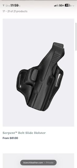 Bianchi leather holster( full size g🔒’s and clones)
