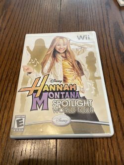 Nintendo Wii Hannah Montana Spotlight World Tour