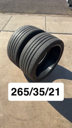 (2)265/35/21 Michelin Pilot Sport A/S4
