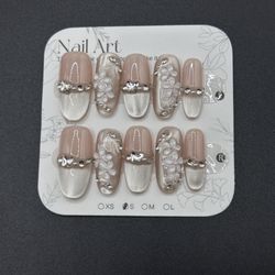 Press On Nails Size S Reusable Handmade