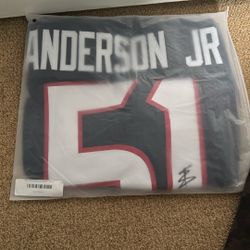Will Anderson JR signed Jersey 
