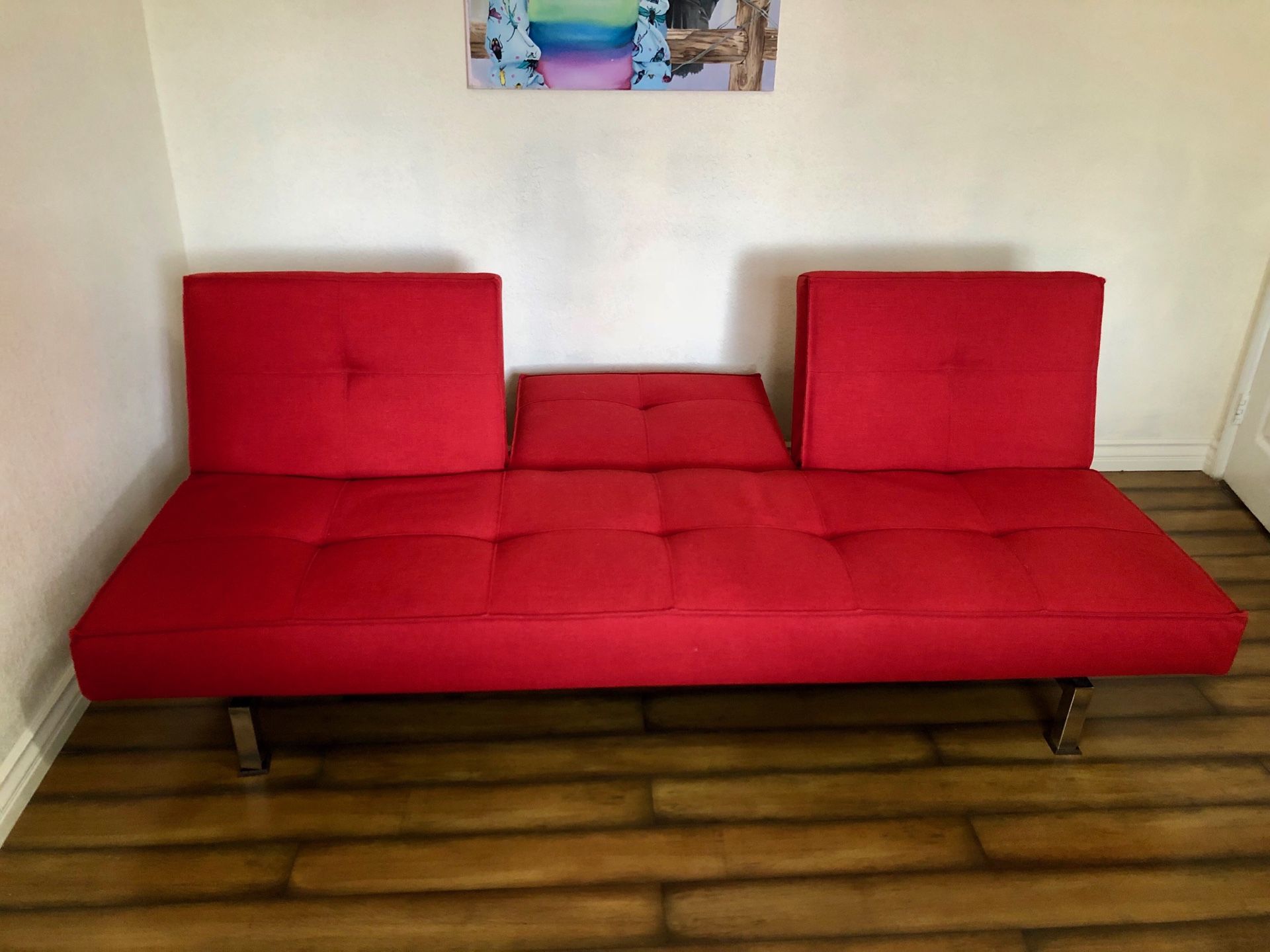 Designer Red Sofa/Couch