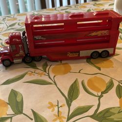 Disney Pixar Cars Mini Racers Diecast Mack Truck hauler