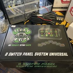 Lucky Whips 8 Switch Panel System Universal