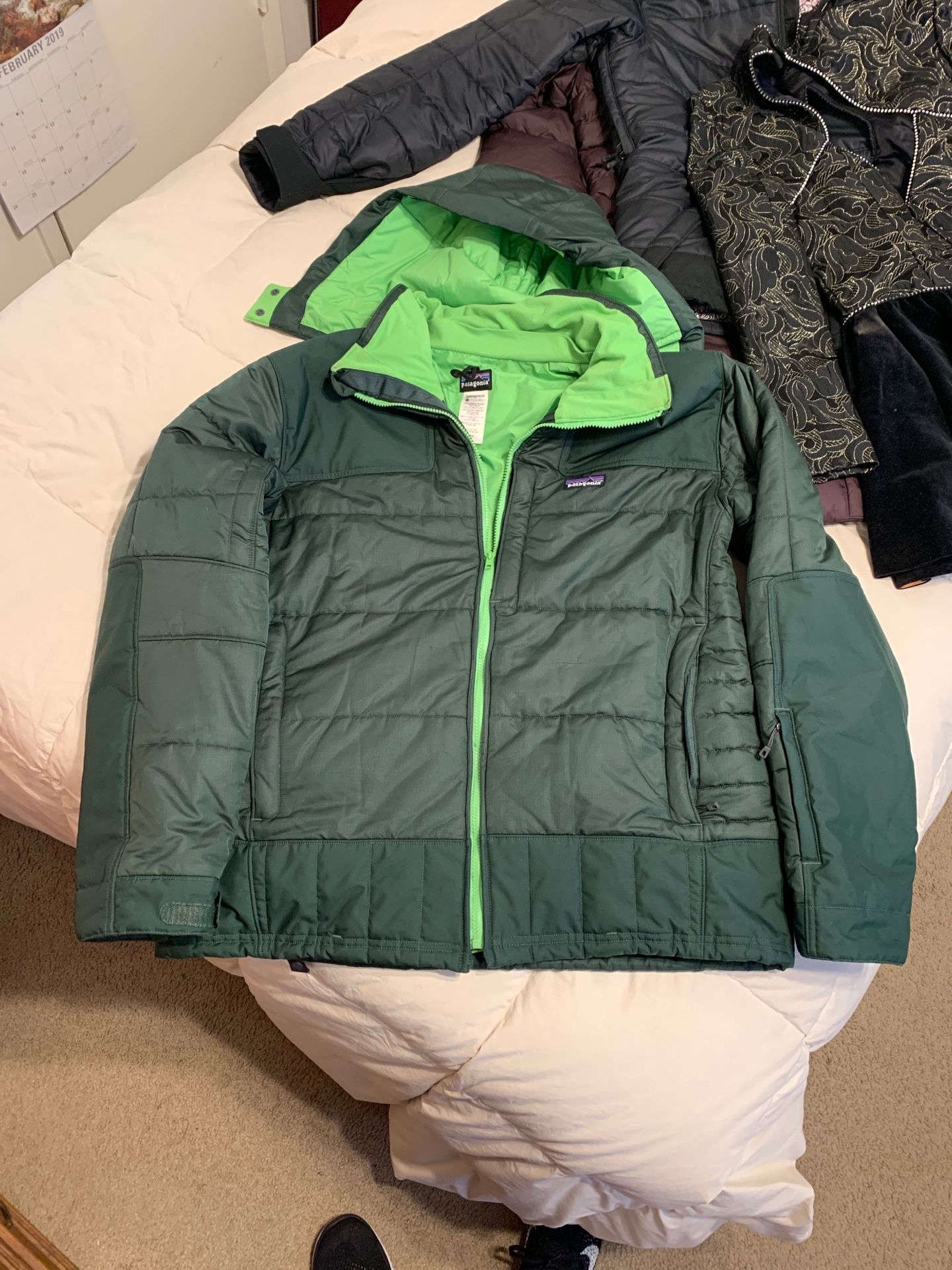 Patagonia jacket men’s large in green