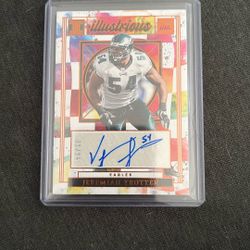 2025 Panini Impeccable - Jeremiah Trotter Illustrious Ink Card /25