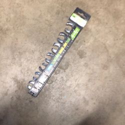 Pittsburgh 7 pc CROWFOOT FLARENUT WRENCH SET fits 3/8" drive NEW, UNUSED