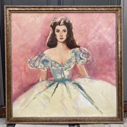 Large Scarlett O’Hara Framed Wall Art