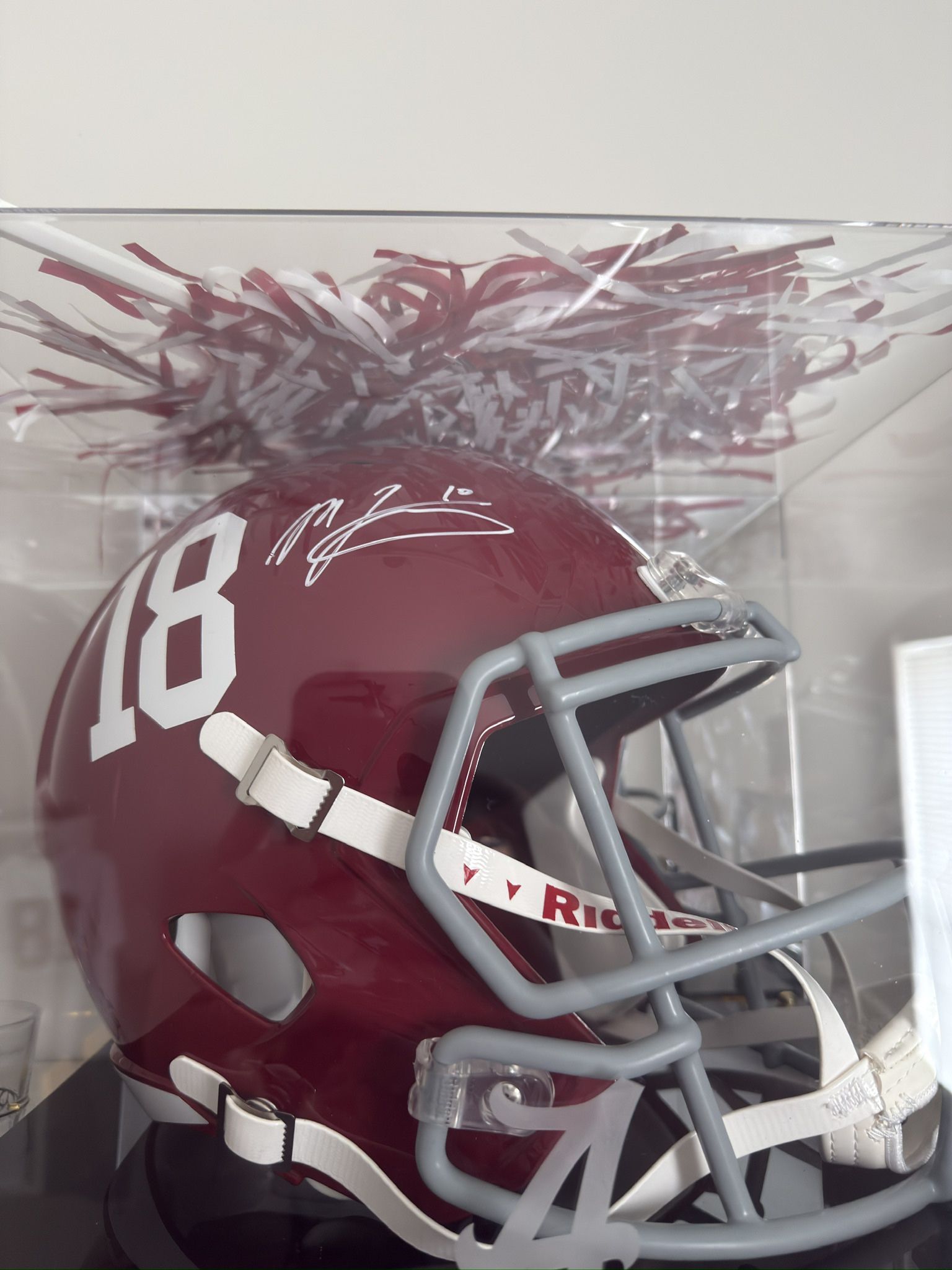 Mac Jones Signed Alabama Helmet