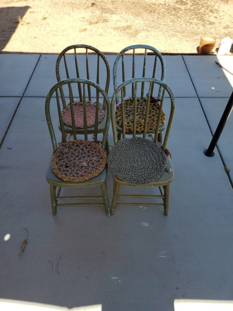 Vintage Chair Set Shabby Chic