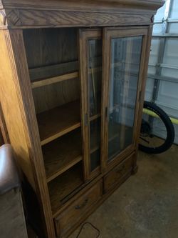 Oak bookcase