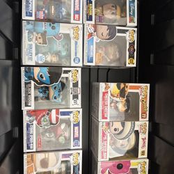 10 Lot Of Marvel, Disney, And Food Funko Pops