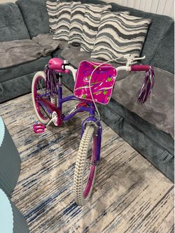 WEIZE Girls Bike for 6-12 Years Old Bike with Streamers and Basket, Children Bicycles with Coaster Brake, Pink
