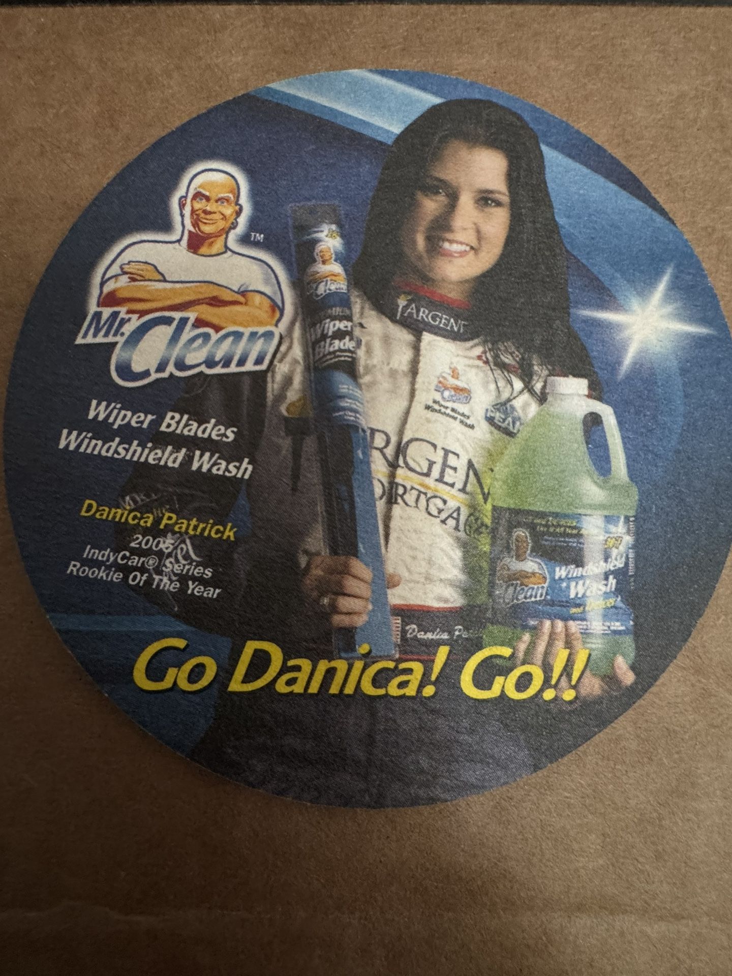 Danica Patrick 2005 Indy Car Series Rookie Of The Year Coaster Mint