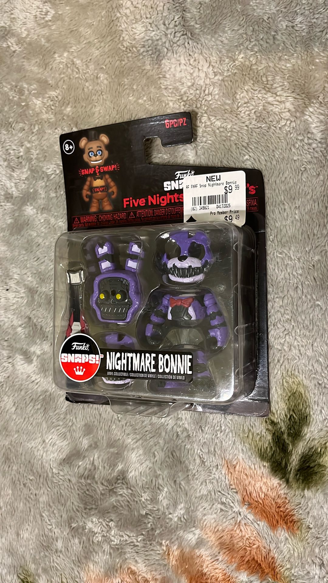 Funko Snaps! Five Nights at Freddy's Nightmare Bonnie 3.89-in Vinyl Figure