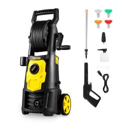 Electric Pressure Washer, 2000 PSI, Max. 1.76 GPM Power Washer w/ 30 ft Hose, 5 Quick Connect Nozzle