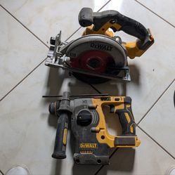 Rollhamer and skilsaw