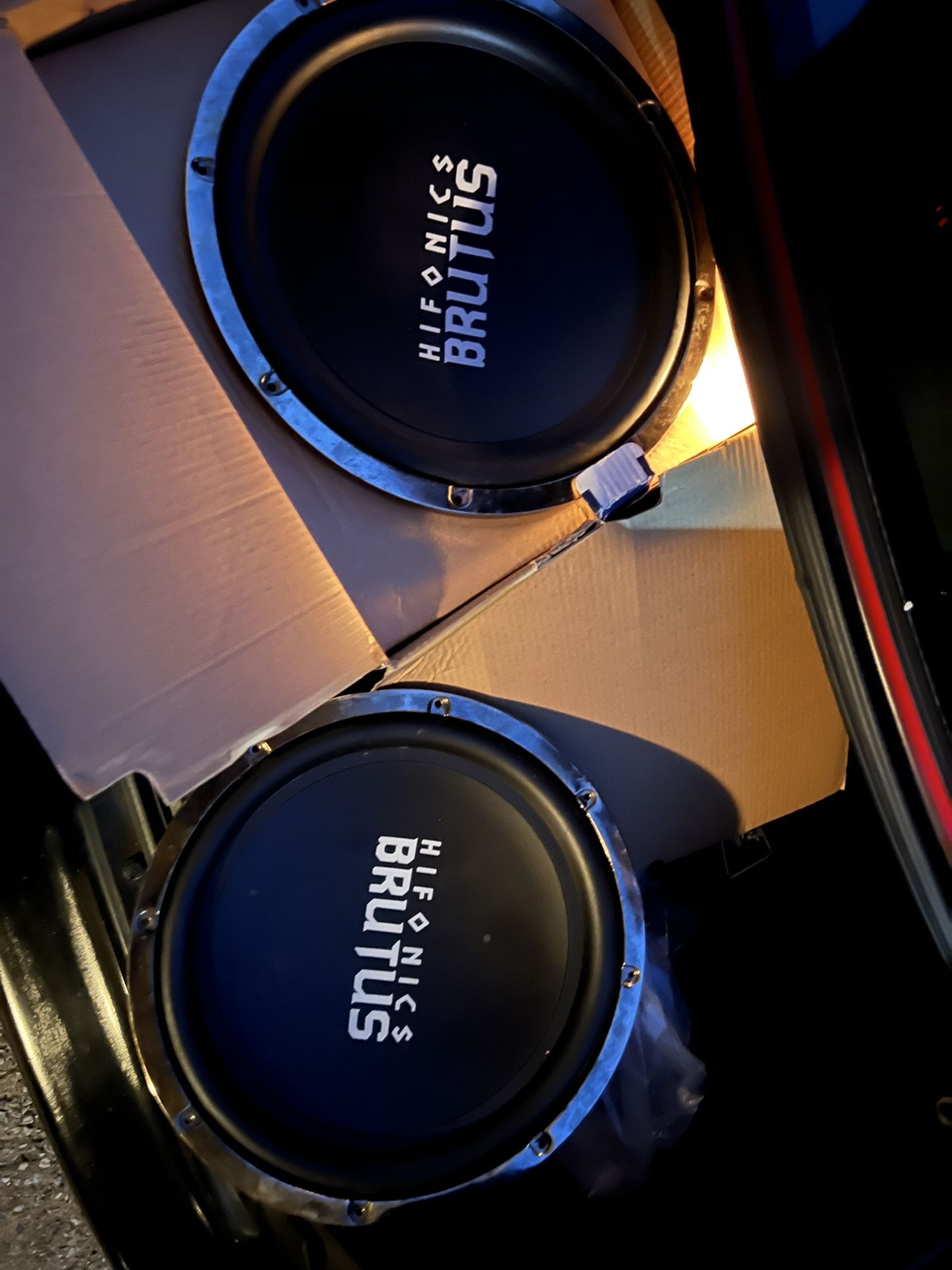 Two 15 Inch subwoofers Hifonics