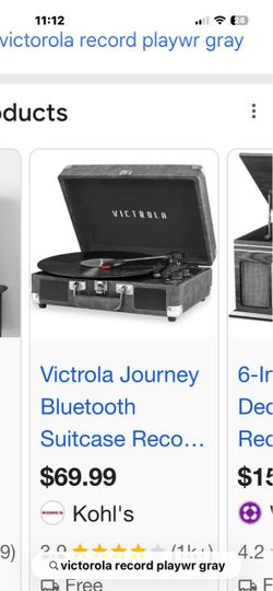 Victorola record player