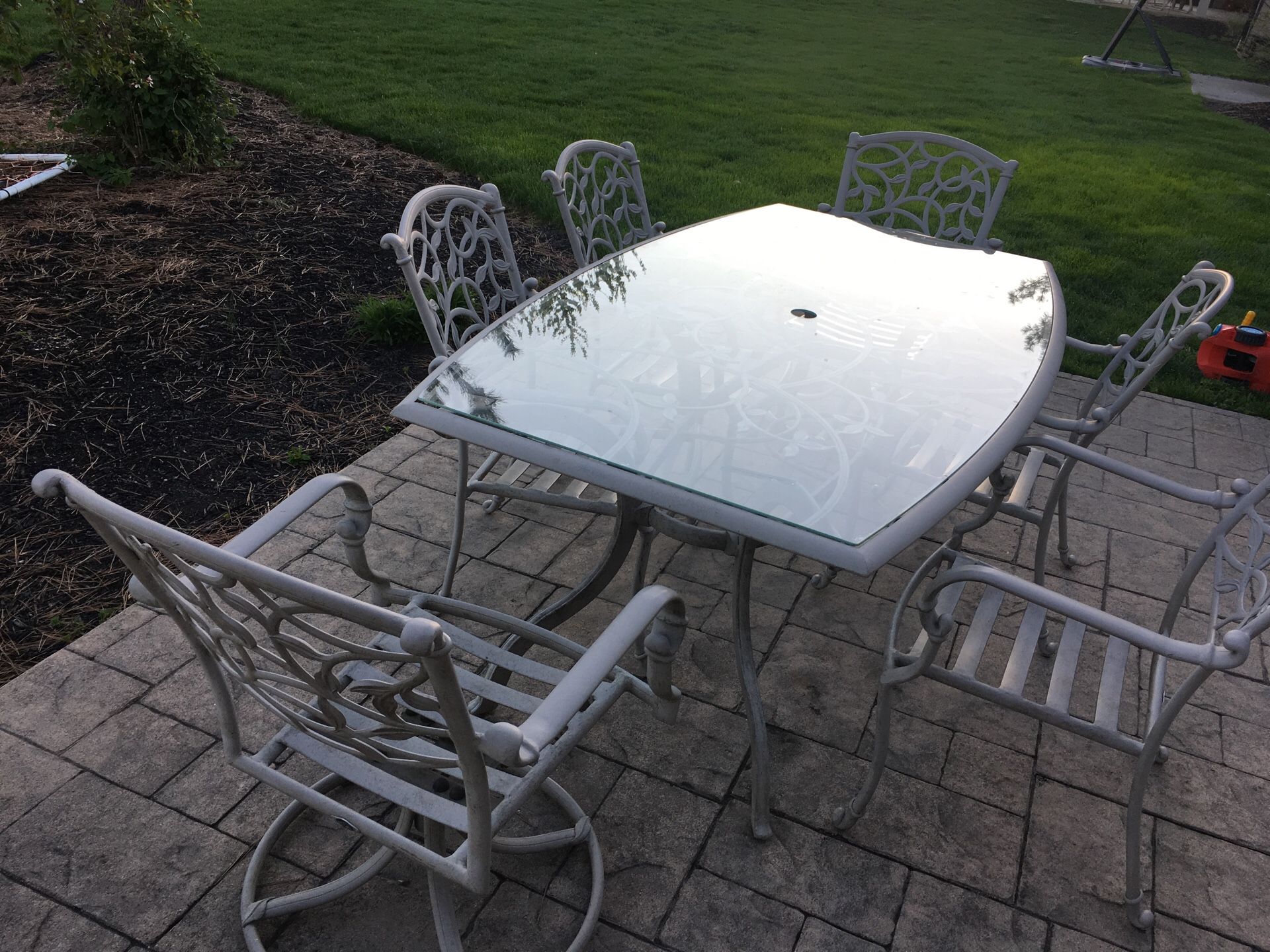 Hampton Bay Patio Table and Six Chairs for Sale in PA, US OfferUp